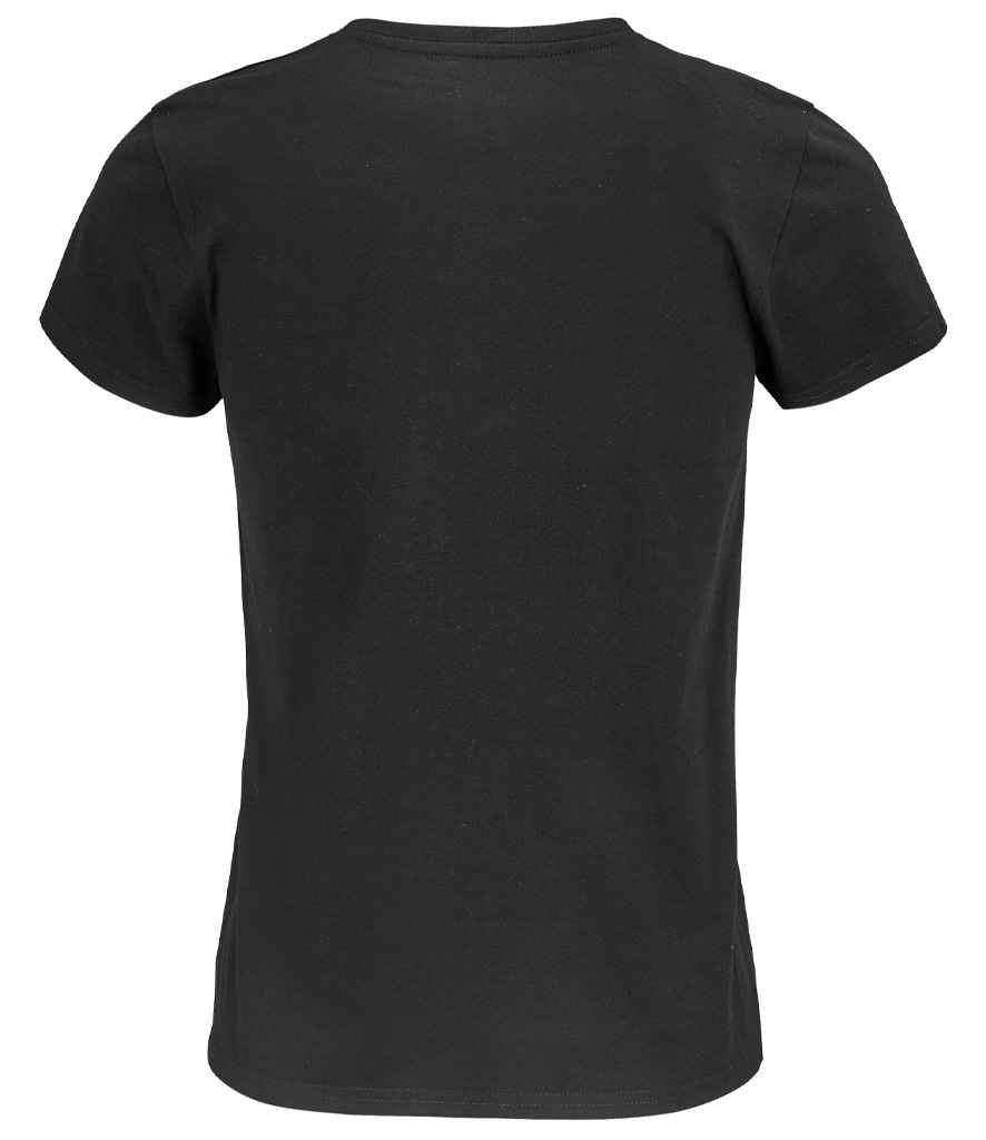 SOL'S Ladies Pioneer Organic T-Shirt | Deep Black