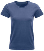 SOL'S Ladies Pioneer Organic T-Shirt | Denim