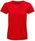 SOL'S Ladies Pioneer Organic T-Shirt | Red