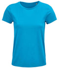 SOL'S Ladies Crusader Organic T-Shirt | Aqua