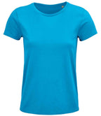 SOL'S Ladies Crusader Organic T-Shirt | Aqua