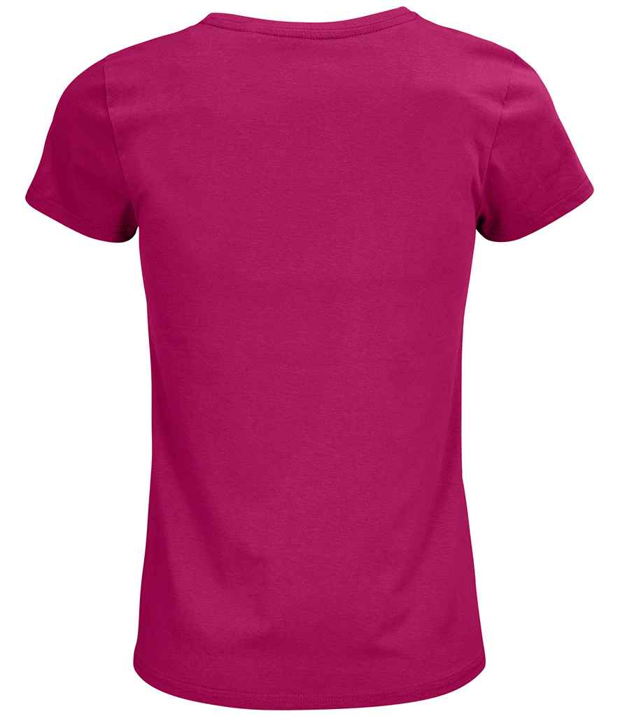SOL'S Ladies Crusader Organic T-Shirt | Fuchsia