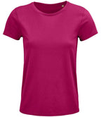 SOL'S Ladies Crusader Organic T-Shirt | Fuchsia