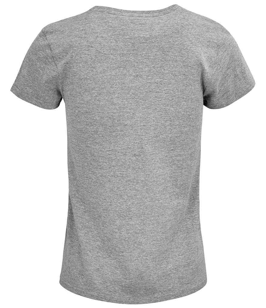 SOL'S Ladies Crusader Organic T-Shirt | Grey Marl