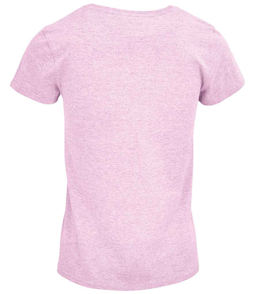 SOL'S Ladies Crusader Organic T-Shirt | Heather Pink