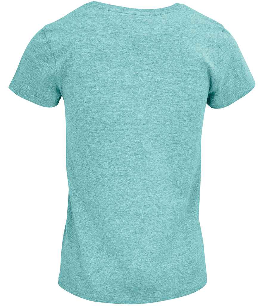 SOL'S Ladies Crusader Organic T-Shirt | Heather Light Green