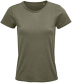 SOL'S Ladies Crusader Organic T-Shirt | Khaki