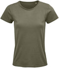 SOL'S Ladies Crusader Organic T-Shirt | Khaki