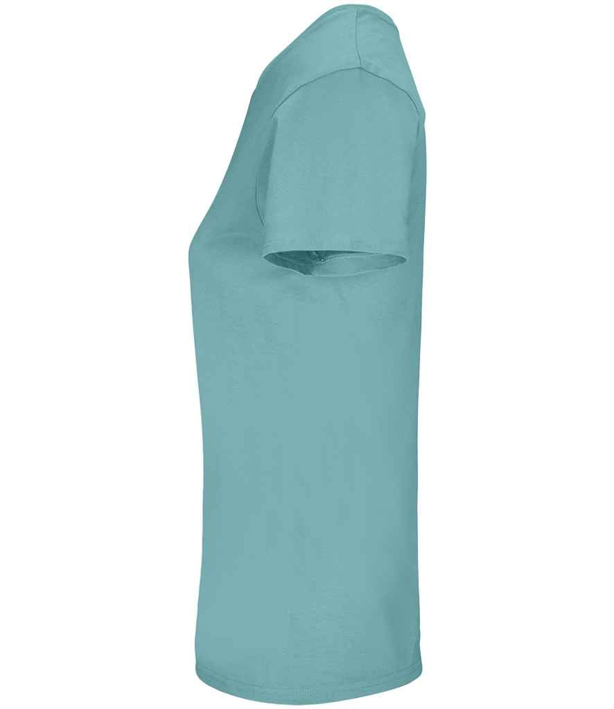 SOL'S Ladies Crusader Organic T-Shirt | Pool Blue