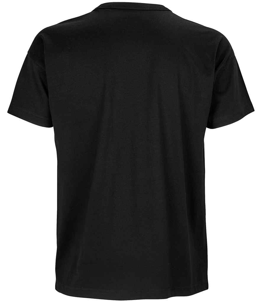 SOL'S Boxy Oversized Organic T-Shirt | Deep Black