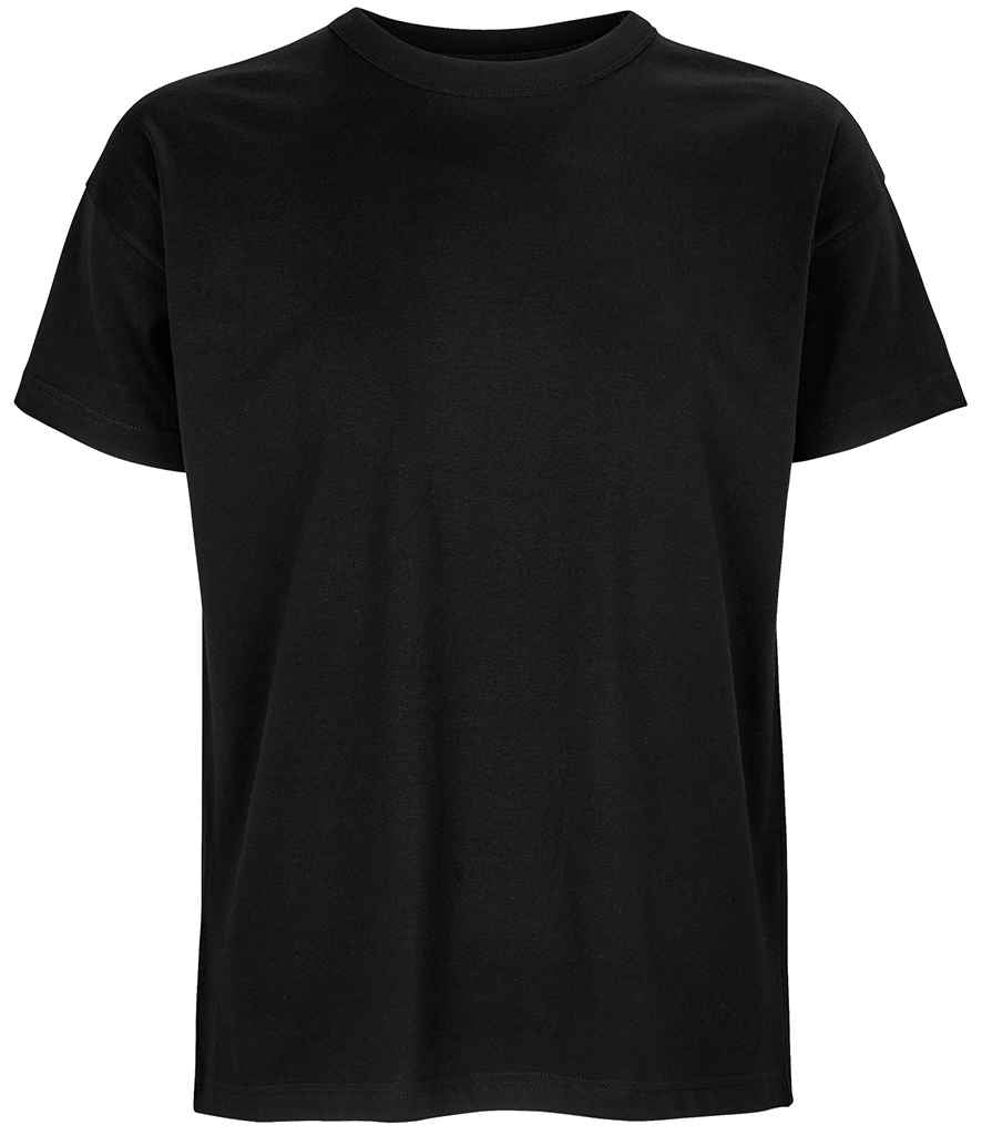 SOL'S Boxy Oversized Organic T-Shirt | Deep Black