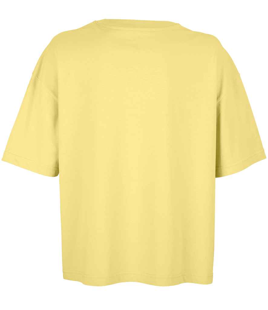 SOL'S Ladies Boxy Oversized Organic T-Shirt | Light Yellow