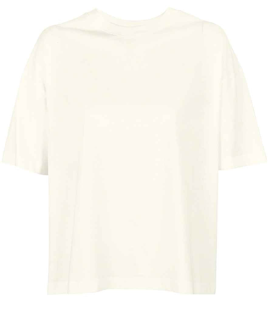 SOL'S Ladies Boxy Oversized Organic T-Shirt | Off White