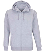 SOL'S Unisex Carter Full Zip Hoodie | Grey Marl