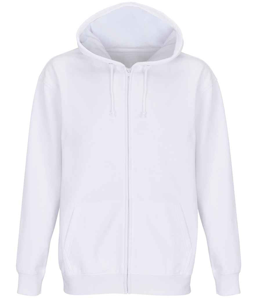SOL'S Unisex Carter Full Zip Hoodie | White