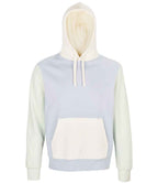 SOL'S Unisex Collins Organic Contrast Hoodie | Creamy Blue