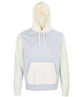SOL'S Unisex Collins Organic Contrast Hoodie | Creamy Blue