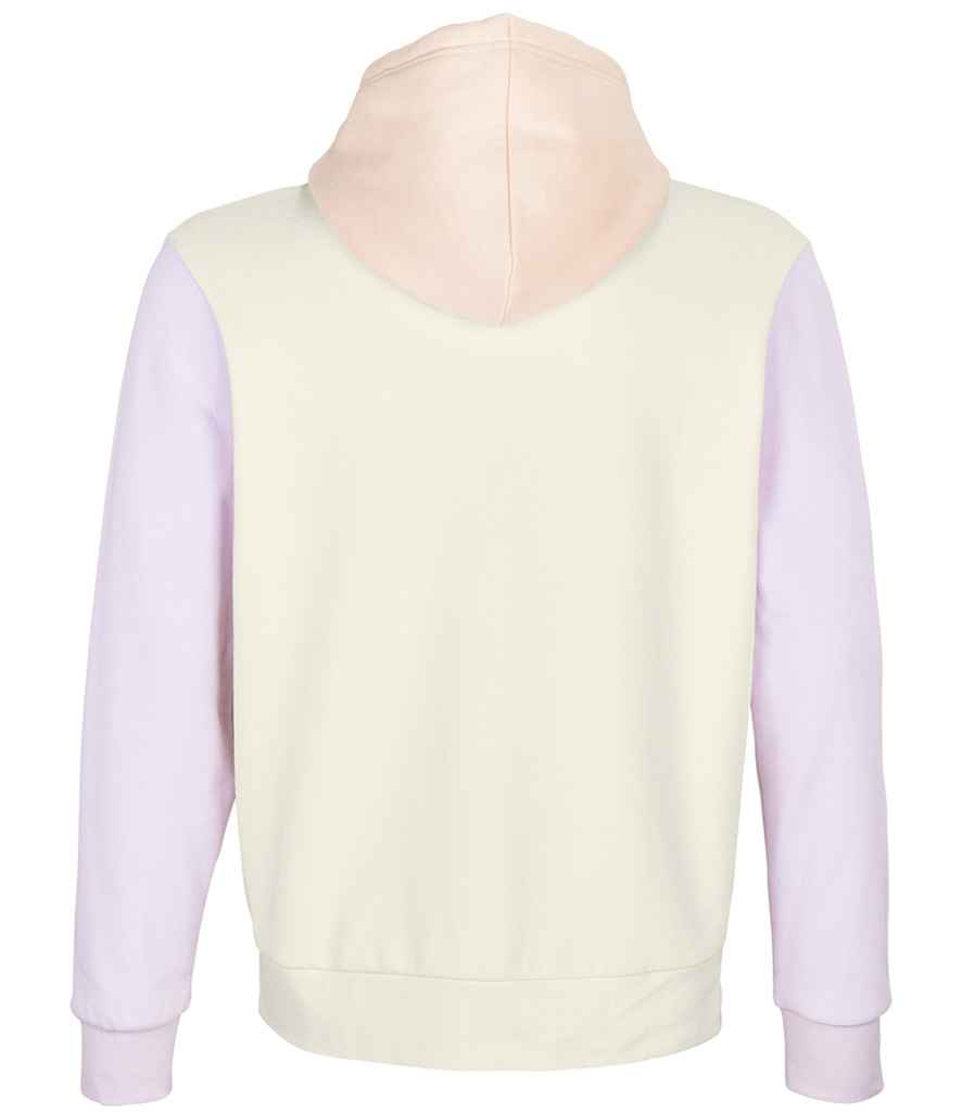 SOL'S Unisex Collins Organic Contrast Hoodie | Off White