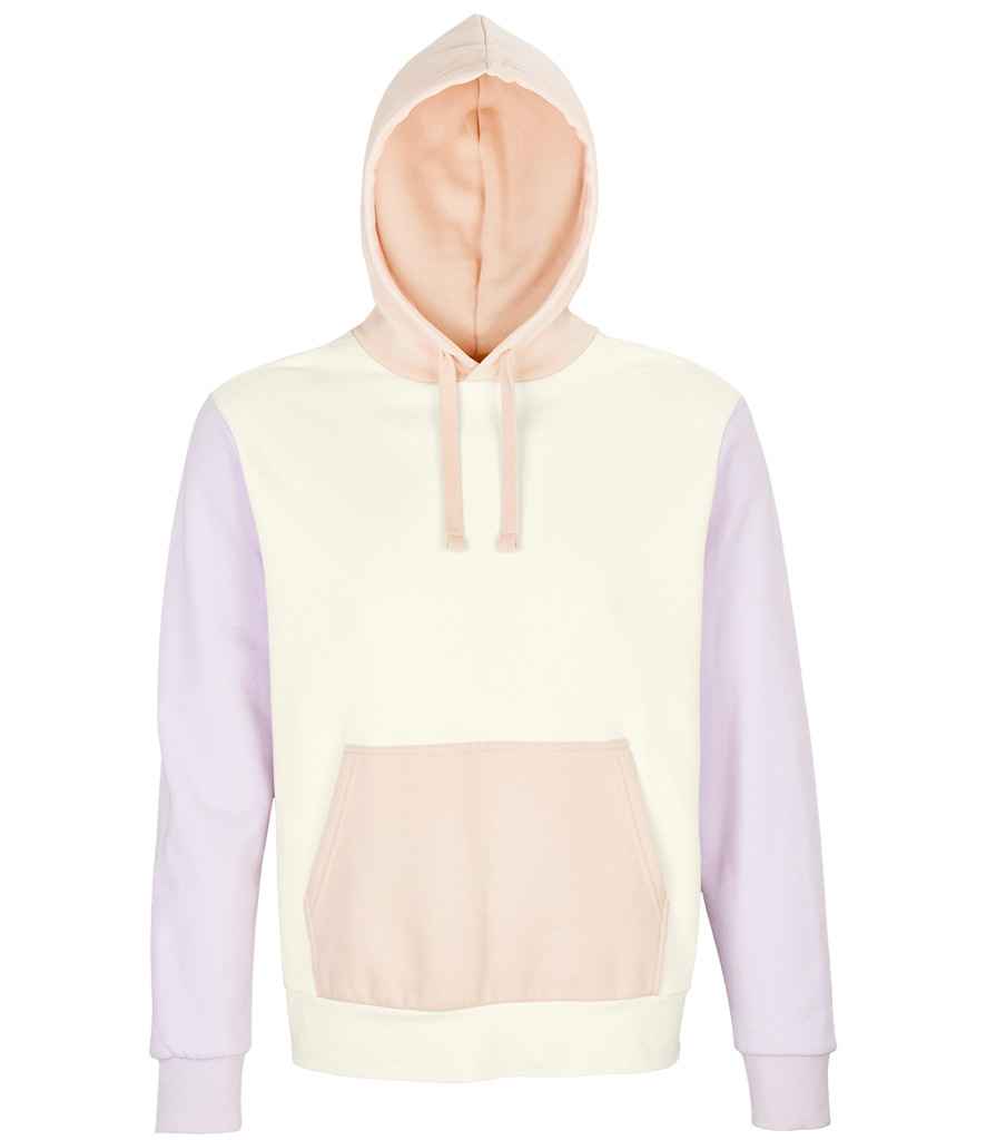 SOL'S Unisex Collins Organic Contrast Hoodie | Off White