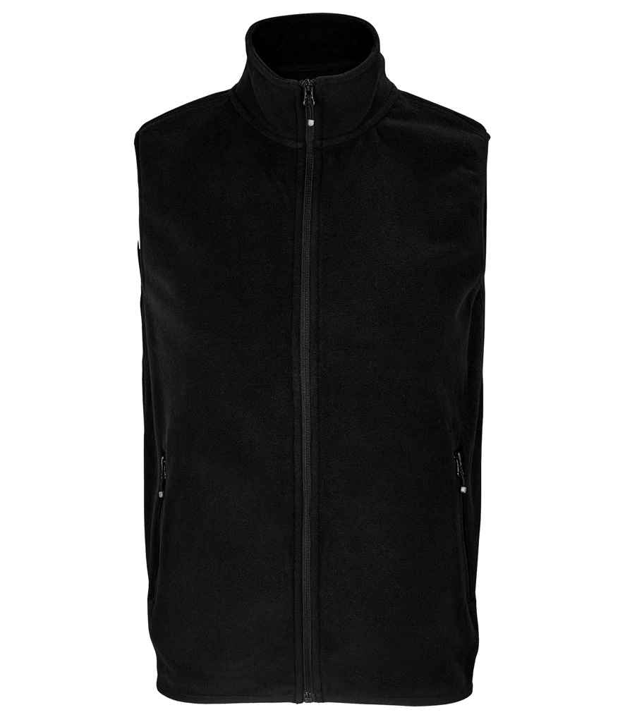 SOL'S Unisex Factor Recycled Micro Fleece Bodywarmer | Black