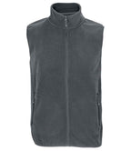 SOL'S Unisex Factor Recycled Micro Fleece Bodywarmer | Charcoal