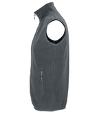 SOL'S Unisex Factor Recycled Micro Fleece Bodywarmer | Charcoal