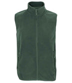 SOL'S Unisex Factor Recycled Micro Fleece Bodywarmer | Forest Green