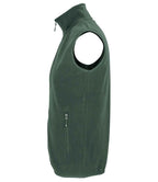 SOL'S Unisex Factor Recycled Micro Fleece Bodywarmer | Forest Green