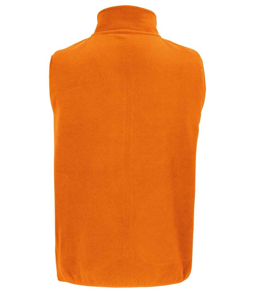 SOL'S Unisex Factor Recycled Micro Fleece Bodywarmer | Orange