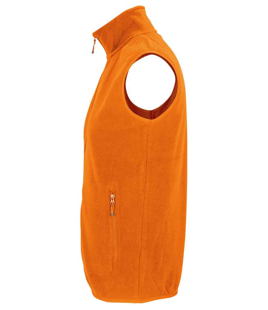 SOL'S Unisex Factor Recycled Micro Fleece Bodywarmer | Orange