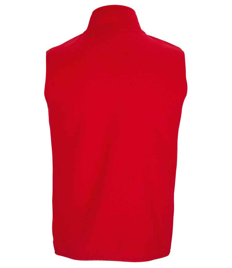 SOL'S Unisex Factor Recycled Micro Fleece Bodywarmer | Red