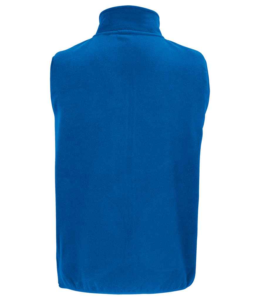 SOL'S Unisex Factor Recycled Micro Fleece Bodywarmer | Royal Blue