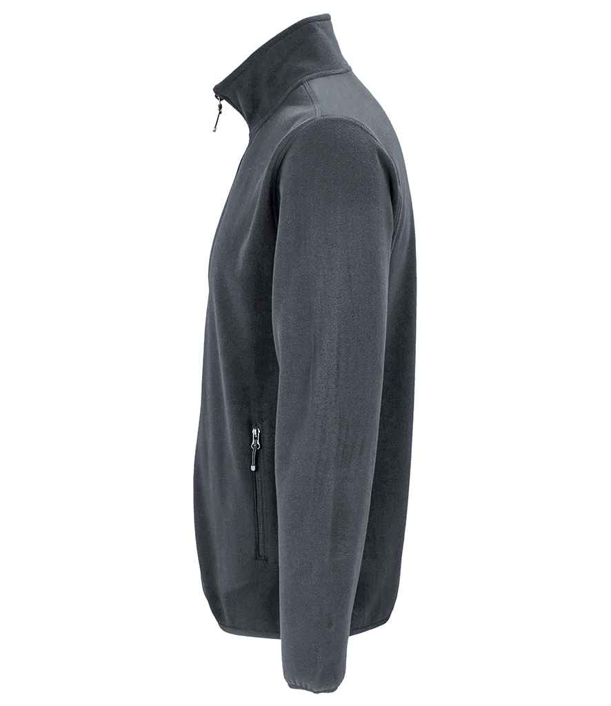 SOL'S Factor Recycled Micro Fleece Jacket | Charcoal