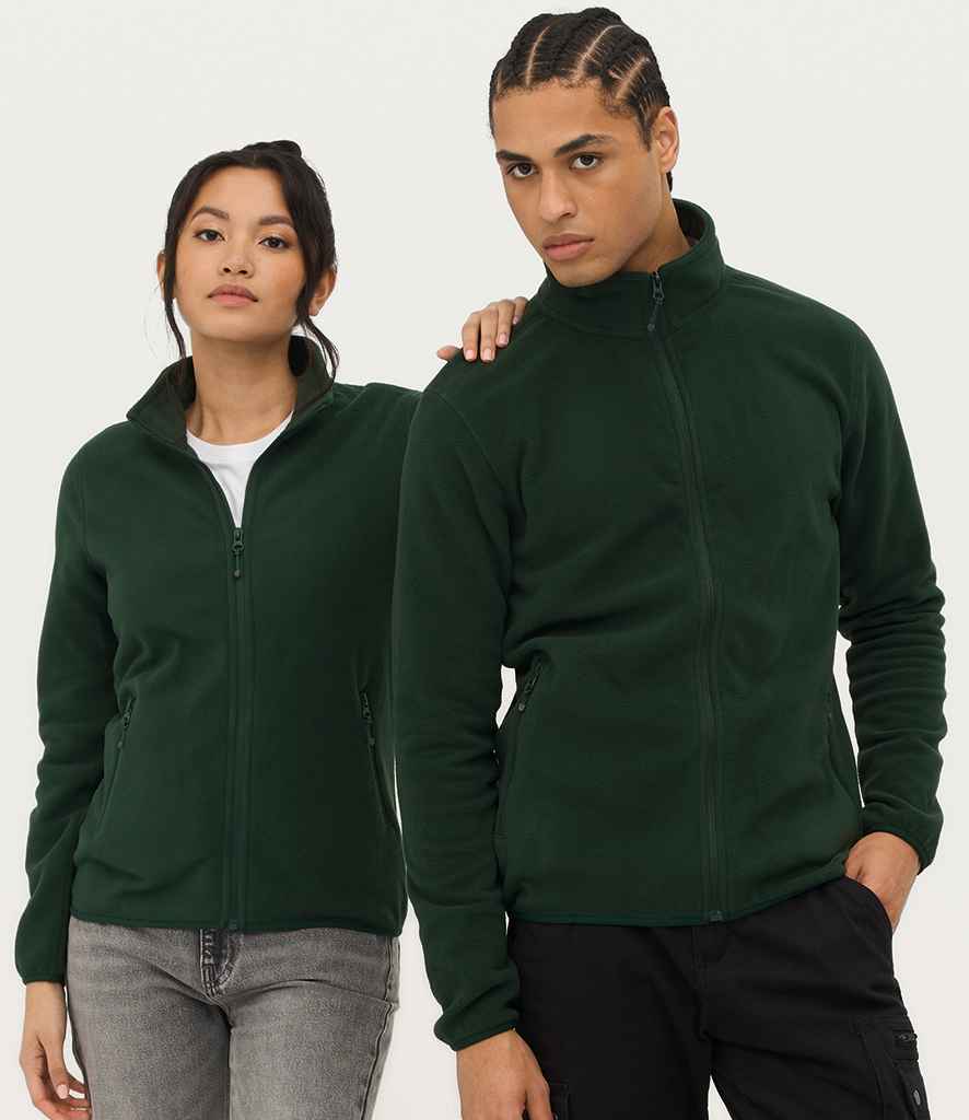 SOL'S Factor Recycled Micro Fleece Jacket | Forest Green