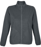 SOL'S Ladies Factor Recycled Micro Fleece Jacket | Charcoal