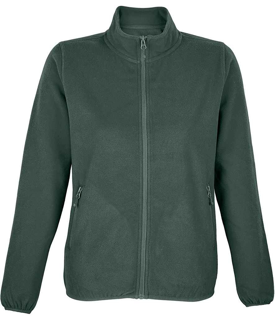 SOL'S Ladies Factor Recycled Micro Fleece Jacket | Forest Green