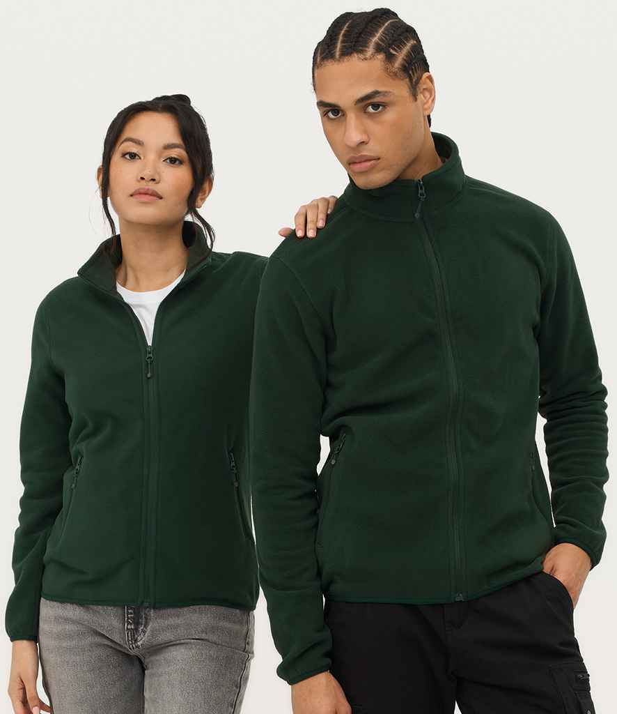 SOL'S Ladies Factor Recycled Micro Fleece Jacket | Forest Green