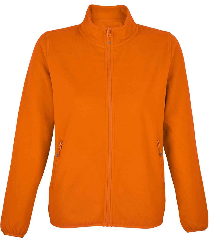 SOL'S Ladies Factor Recycled Micro Fleece Jacket | Orange