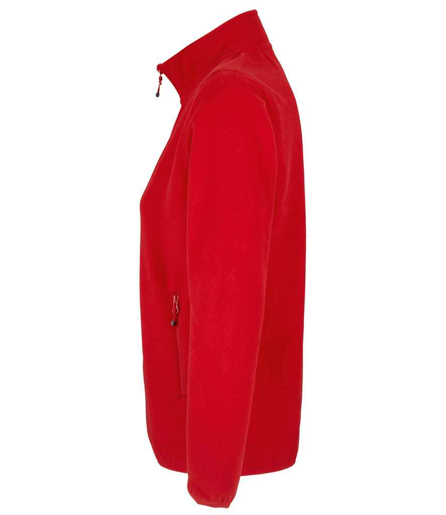 SOL'S Ladies Factor Recycled Micro Fleece Jacket | Red