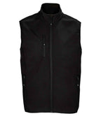 SOL'S Falcon Recycled Soft Shell Bodywarmer | Black