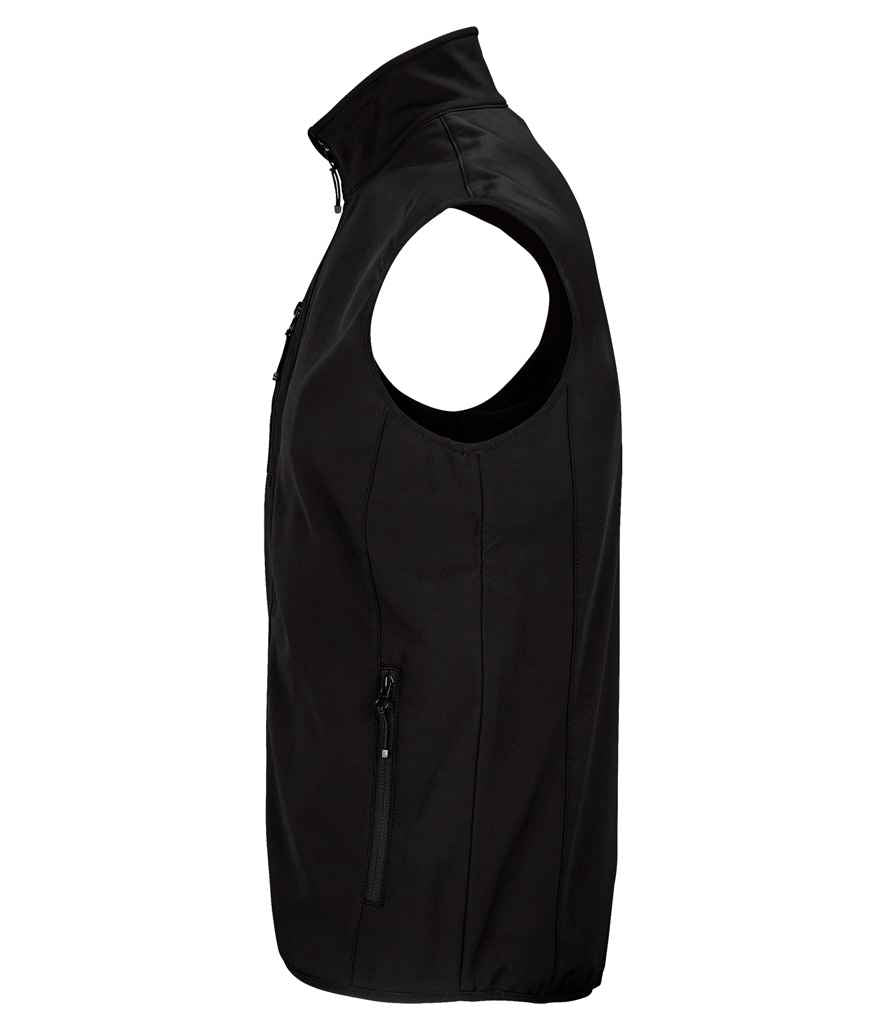 SOL'S Falcon Recycled Soft Shell Bodywarmer | Black