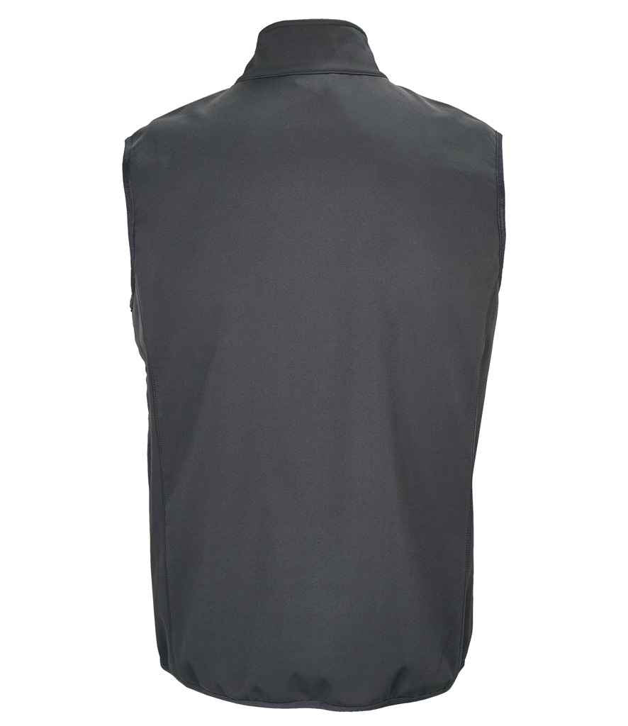 SOL'S Falcon Recycled Soft Shell Bodywarmer | Charcoal
