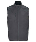 SOL'S Falcon Recycled Soft Shell Bodywarmer | Charcoal