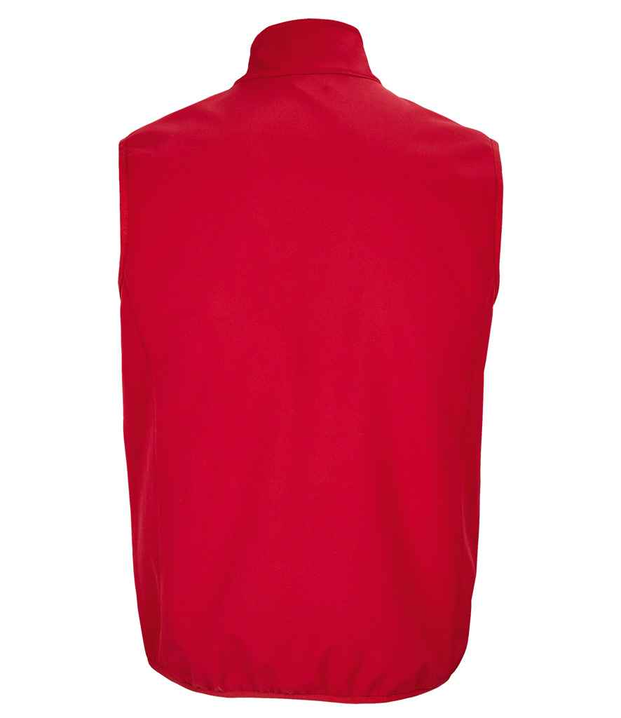 SOL'S Falcon Recycled Soft Shell Bodywarmer | Pepper Red