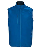SOL'S Falcon Recycled Soft Shell Bodywarmer | Royal Blue