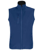 SOL'S Ladies Falcon Recycled Soft Shell Bodywarmer | Abyss Blue