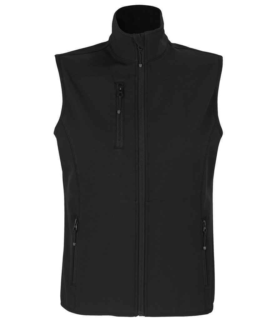 SOL'S Ladies Falcon Recycled Soft Shell Bodywarmer | Black