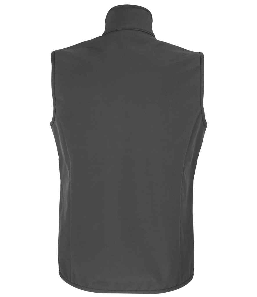 SOL'S Ladies Falcon Recycled Soft Shell Bodywarmer | Charcoal