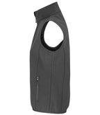 SOL'S Ladies Falcon Recycled Soft Shell Bodywarmer | Charcoal