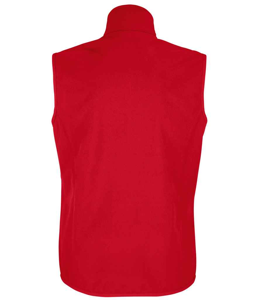 SOL'S Ladies Falcon Recycled Soft Shell Bodywarmer | Pepper Red